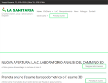 Tablet Screenshot of lasanitariavannini.com
